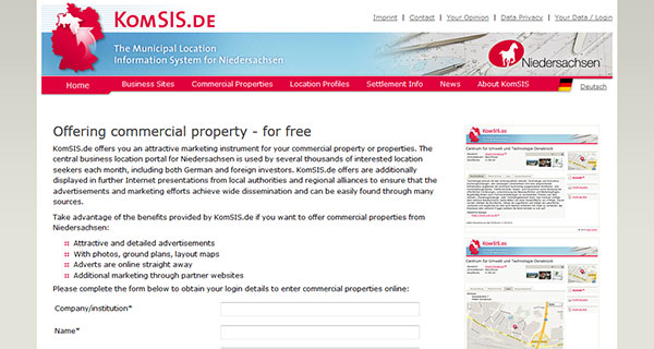 Offer properties in KomSIS